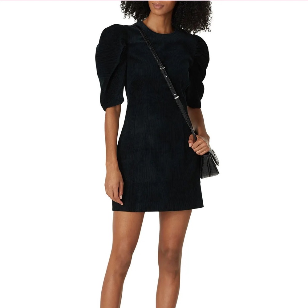 BLANK NYC Green Corduroy Far Out Dress
